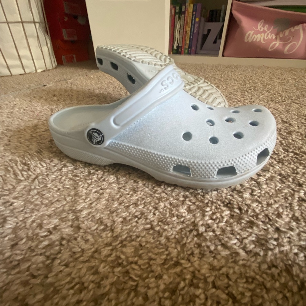 These are Skye blue crocs